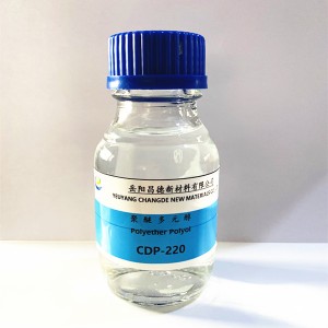 CASE polyol 220 ya polyurethane elastomer, adhesives, sealants, mipako isiyo na maji na vifaa vya lami.